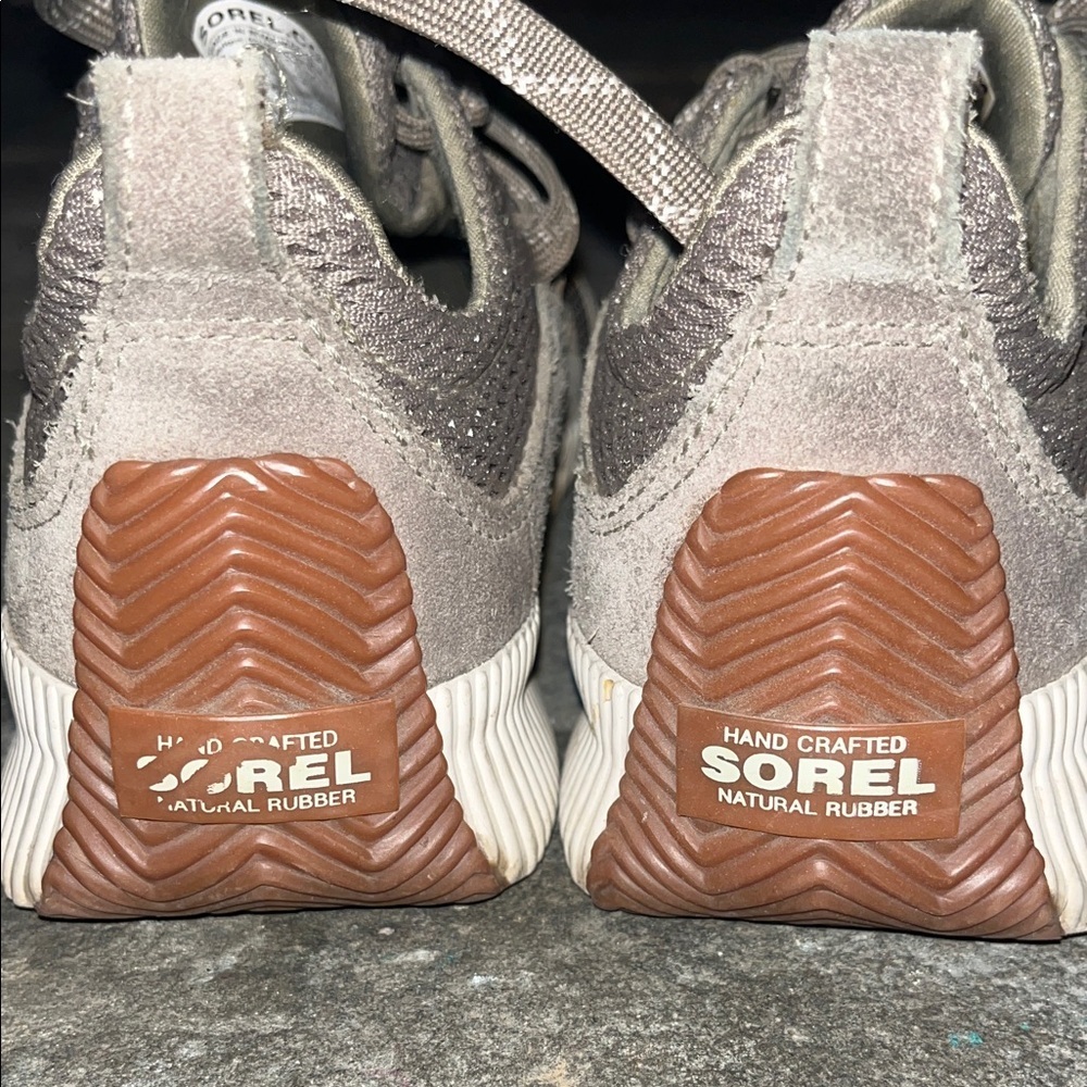 Sorel Women's Out N About Plus Sneakers - Sage - Picture 6 of 9